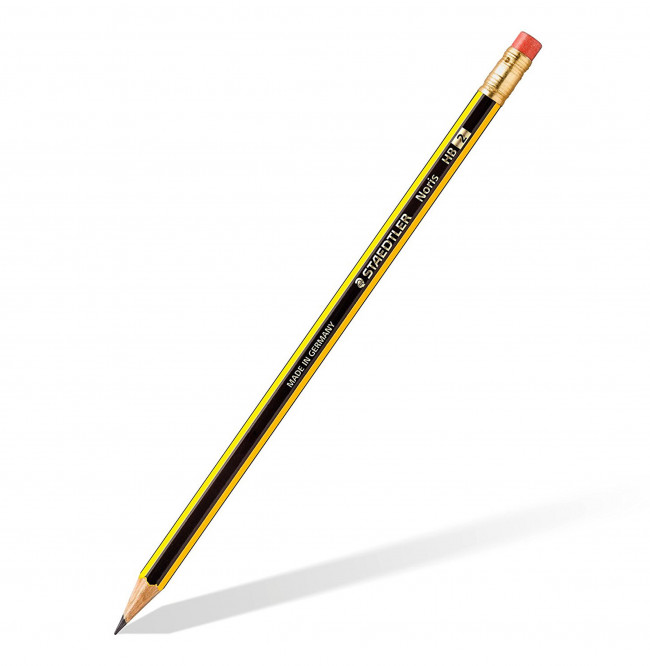 Buy Staedtler Noris HB 122 Pencil with Rubber Tip (pkt/12pc) Online